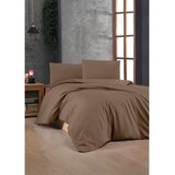 Mijolnir Smeđa posteljina za krevet za jednu osobu od renforce pamuka 140x200 cm – Cijene