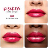 Guerlain KissKiss Shine Bloom bleščečo šminko odtenek 409 Fuchsia Flush 3,5 g | Shoptok.si