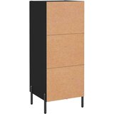  Komoda crna 34 5 x 34 x 90 cm od konstruiranog drva | shoptok.hr