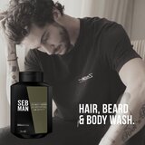 Sebastian Professional Seb Man The Multi-Tasker večnamenski šampon za lase, brado in telo 250 ml za moške | Shoptok.si