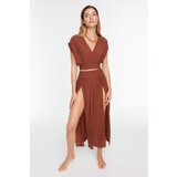 Trendyol Cinnamon Slit Detailed Skirt-Blouse Set Cijene