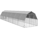  Kavez za kokoši s krovom 2,5x12x2,25 m pocinčani čelik | shoptok.hr