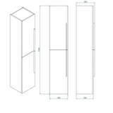XORA STRANSKA OMARA 35/170/33 cm | Shoptok.si