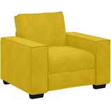  3-dijelni set sofa s jastucima, žuti baršun | shoptok.hr