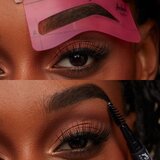 NYX Professional Makeup Zero To Brow Stencil Book Šablone za obrve 02 Thick 4 kom | shoptok.hr