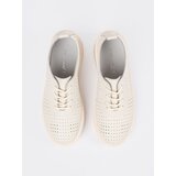 Sergio Leone Leather openwork shoes by light beige | ePonuda.com