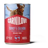 Carnilove Dog Adult konzerva, pate - puran in losos - 400 g 400 g | Shoptok.si