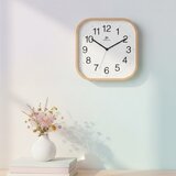 Lowell Stenska ura 30x30cm / 00893W / natur / kvadratna / PVC, steklo, (5000198218) | Shoptok.si