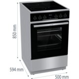 Gorenje električni šporet GEC 5C61 XPA