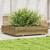 Vrtna sadilica 110 x 110 x 26,5 cm od impregnirane borovine | Eponuda.com