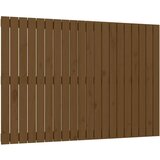  Stensko posteljno vzglavje medeno rjavo 127,5x3x90 cm borovina, (20739337) | Shoptok.si