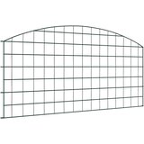  Set ograde za ribnjak 5 pcs Zelena 100 x 50 cm Čelik | shoptok.hr