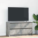 Maison Chic TV omarica - TV stojalo - Televizijska omarica betonsko siva 100x35x54 cm inženirski les, (21700867) | Shoptok.si