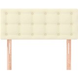  Posteljno vzglavje krem 100x5x78/88 cm umetno usnje, (20739566) | Shoptok.si