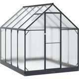  Rastlinjak v vrtu z vrati Antracit 183,5 x 243,5 x 207 cm, (5000288590) | Shoptok.si