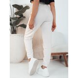 DStreet Spodnie damskie dresowe SWAN ecru | Shoptok.si