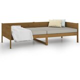  Dnevni ležaj od masivne borovine smeđa boja meda 90 x 190 cm | shoptok.hr
