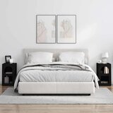  Noćni ormarić 2 pcs Crna 29.5 x 35 x 50 cm Konstruirano drvo | shoptok.hr