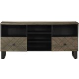 vidaXL TV omarica črna 100x33x46 cm trden mangov les | Shoptok.si