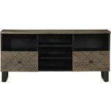 vidaXL tv ormarić crni 100 x 33 x 46 cm od masivnog drva manga | shoptok.hr