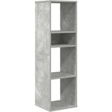 Maison Chic Knjižna omara - Knjižni regal betonsko siva 34x31x112 cm inženirski les, (21724852) Cene