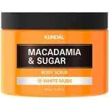 Macadamia & Sugar White Musk sladkorni piling z karitejevim maslom 550 g