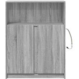  Komoda s LED svjetlima boja hrasta sonome 77x34x100 cm drvena | shoptok.hr