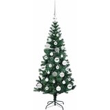  Umjetno predsvijetljeno božićno drvce Zelena 120 cm PVC i metal | shoptok.hr