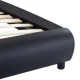  Okvir za krevet od umjetne kože s LED svjetlom crni 100x200 cm | Eponuda.ba