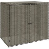  Kutija za smeće 2 pcs Siva 130 x 80 x 115 cm Polietilen | shoptok.hr