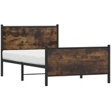  Metalni okvir kreveta bez madraca boja hrasta 100x190 cm | Eponuda.ba