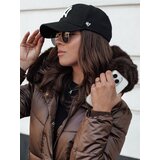DStreet Kurtka damska ULTRAWAY pikowana z kapturem kawowa | Shoptok.si