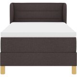 Box Spring krevet s madracem tamnosmeđi 100x200 cm tkanina | shoptok.hr