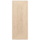 Hanse Home Obojestranski/ročno tkan tekač iz jute v svetli naravni barvi 80x200 cm Sharmila Natural White – | Shoptok.si