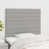  Uzglavlje svijetlosivo 100x5x118/128 cm tkanina | shoptok.hr