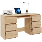  Pisalna miza sonoma hrast 140x50x77 cm iverna plošča, (20640707) | Shoptok.si