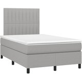  s oprugama i madracem LED svjetlosivi 120x190 cm tkanina | shoptok.hr