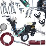 Rosfix Stroj Za Označevanje Cest Powerxcellence Helix C – 9P Motor Z Notranjim Zgorevanjem, 23 Mpa, 12 L/Min, 2 Pištoli, 2 Cevi Po 15 M, Elektronski, (5000212316) | Shoptok.si