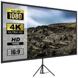 SucceBuy Projektorsko platno, 100 palcev, 4K HD ločljivost, nastavljiva višina, 100 palcev, (5000165744) | Shoptok.si