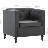  Naslanjač temno sivo blago | Shoptok.si