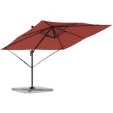 Roma Suncobran Crvena 286 x 284 x 265 cm Aluminij i poliester | Eponuda.ba