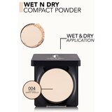 Flormar Wet & Dry Compact Powder kompaktni puder za poenotenje kože odtenek 004 Sandy Vanilla 10 g | Shoptok.si
