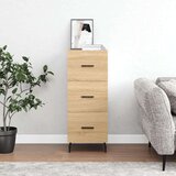 vidaXL Komoda boja hrasta sonome 34 5x34x90 cm od konstruiranog drva | shoptok.hr
