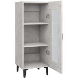  Komoda betonsko siva 34,5x34x90 cm konstruiran les, (20654793) | Shoptok.si