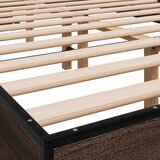  Okvir kreveta boja hrasta 120x200 cm konstruirano drvo i metal | shoptok.hr
