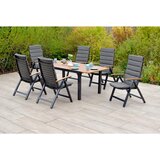 Gardenson VRTNA GARNITURA ASTROS aluminij barve grafita, naravne barve | Shoptok.si