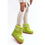 Boto Women's tied snow boots in olive green Soia | Shoptok.si