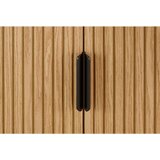 Livetastic ŠIROKA KOMODA, črna, barve hrasta | Shoptok.si