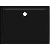 vidaXL Pravokutna ABS tuš-kada crna 70 x 90 cm | shoptok.hr