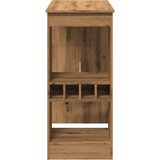  Barski stol s držačima boja hrasta 90x47,5x103,5 cm drveni | Eponuda.ba